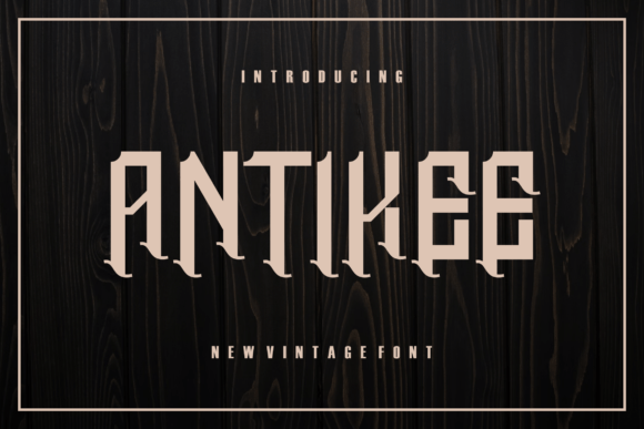 Antikee Font: Elevating Editorial Layouts