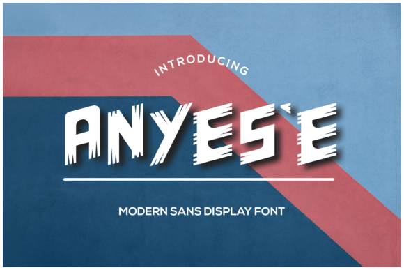 Anyese Font: A Modern Display Typeface for Branding