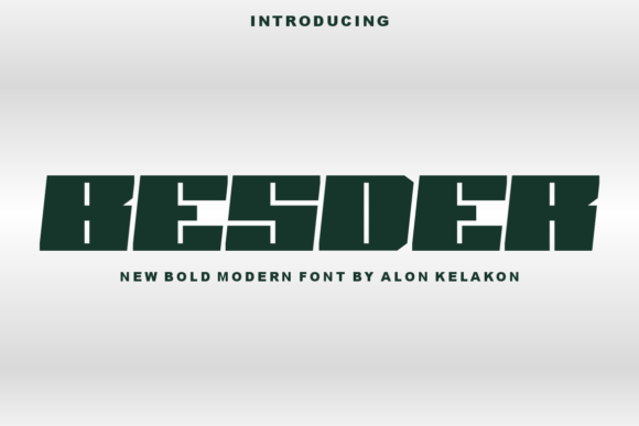 Besder Font: Elevating Brand Identity with Unique Display Type
