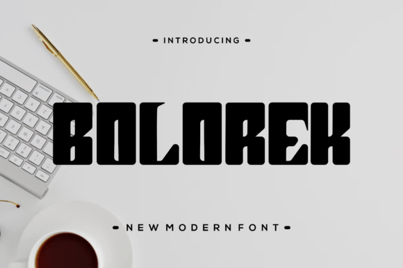 Bolorek Font: Elevating Digital Layouts with Modern Display Type
