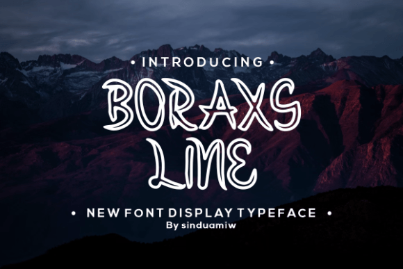 Boraxs Line Font: Elevating Campaign Visuals