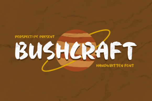 Bushcraft Font: Rugged Display Type for Handmade Goods