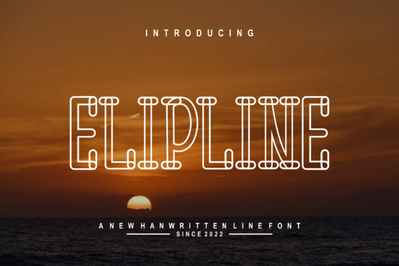 Elipline Font: A Modern Display Typeface for Editorial Design