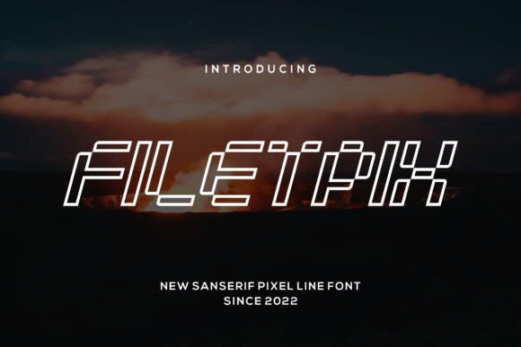 Filetpix Font: Modern Display Typography for Web Design