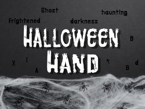 Halloween Hands Font Review: A Spooky Display Typeface