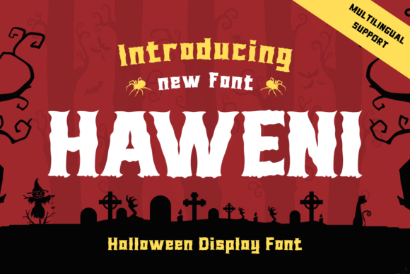 Haweni Font: A Display Typeface for Seasonal Editorial Design