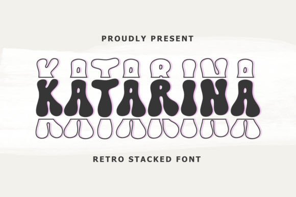 Katarina Font: A Retro Display Typeface for Editorial Design