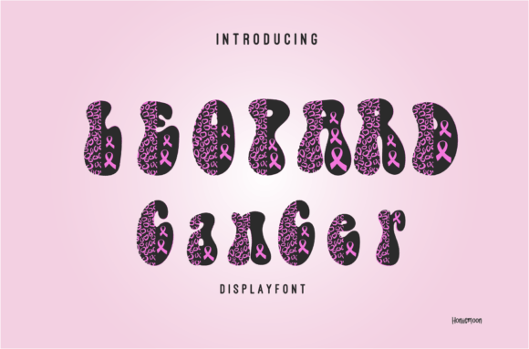 Leopard Cancer Font: A Display Typeface for Awareness Campaigns