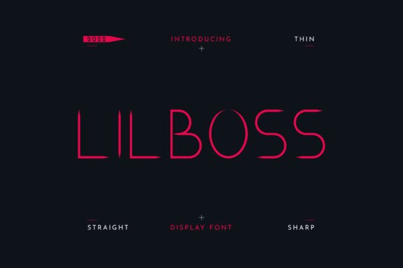 Lilboss Font: Elevating Digital Layouts with Modern Elegance