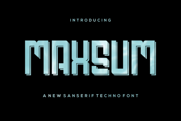 Maxsum Font: A Bold Display Typeface for Modern Branding