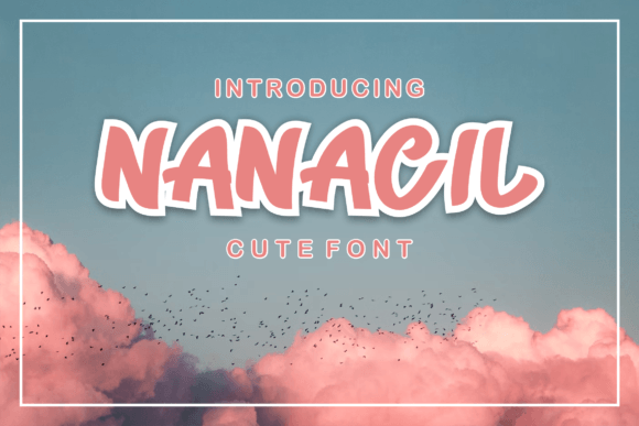 Nanacil Font: A Modern Display Typeface for Editorial Design