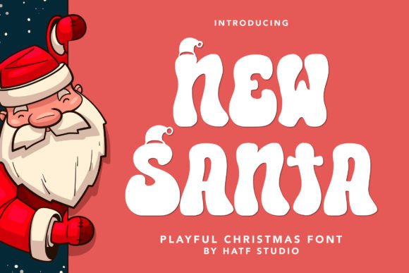 New Santa Font: A Playful Typeface for Branding