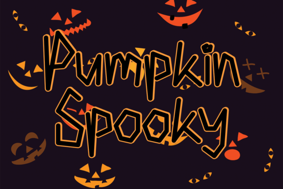 Pumpkin Spooky Font for Bold Editorial Design