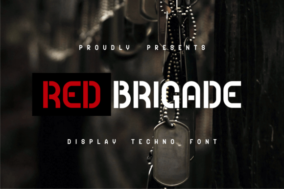 Red Brigade Font: Bold Display Type for Campaigns