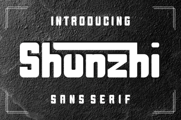Shunzhi Font: A Modern Sans Serif for Bold Branding