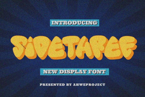 Sidethree Font: Bold Display Typography for Web Design