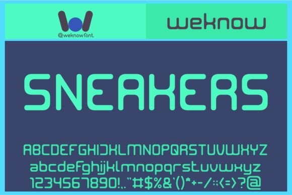 Sneakers Font: Bold Display Typography for Web Design