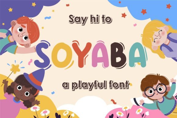 Soyaba Font: A Playful Display Typeface for Branding