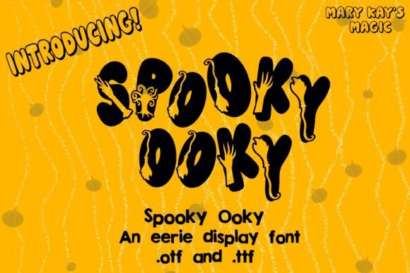 Spooky Ooky Font: Elevate Halloween Campaigns