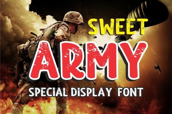 Sweet Army Font: Bold Branding for Small Business