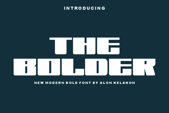 The Bolder Font: Elevating Modern Brand Identity Design
