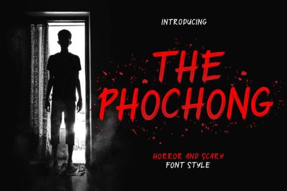The Phochong Font: A Creepy Display Typeface for Campaigns