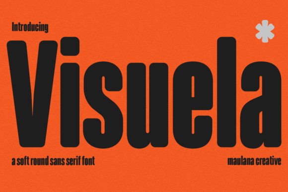 Visuela Font: A Modern Display Typeface for Editorial Design