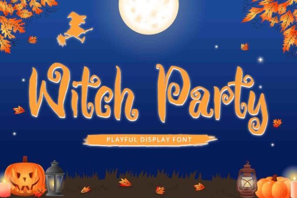 Witch Party Font: Playful Display Type for Digital Campaigns